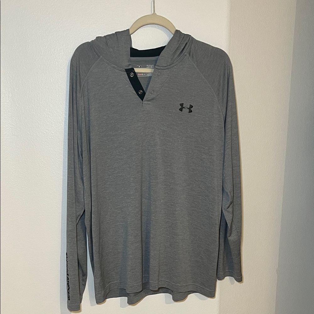 Under Armour Men's Charcoal Hoodie Shirt